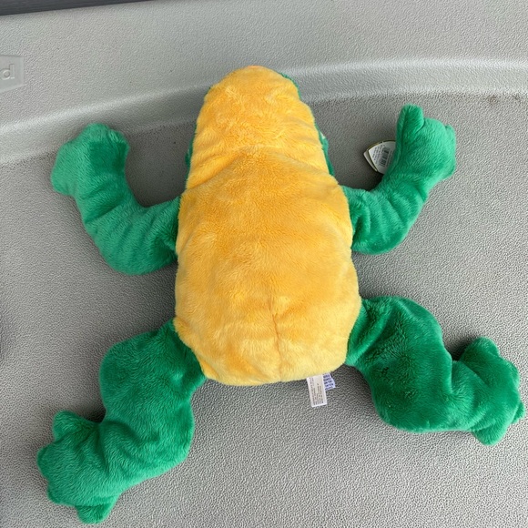 Ty Classic Bayou the Frog 13” Plush Stuffed Animal Toy Croaking Rattle 2003 - Picture 11 of 11